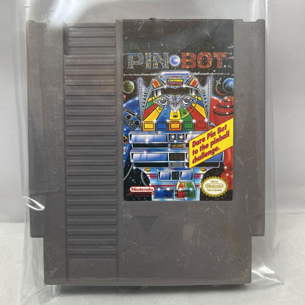 Nintendo (NES) Game- Pin Bot *UNTESTED*