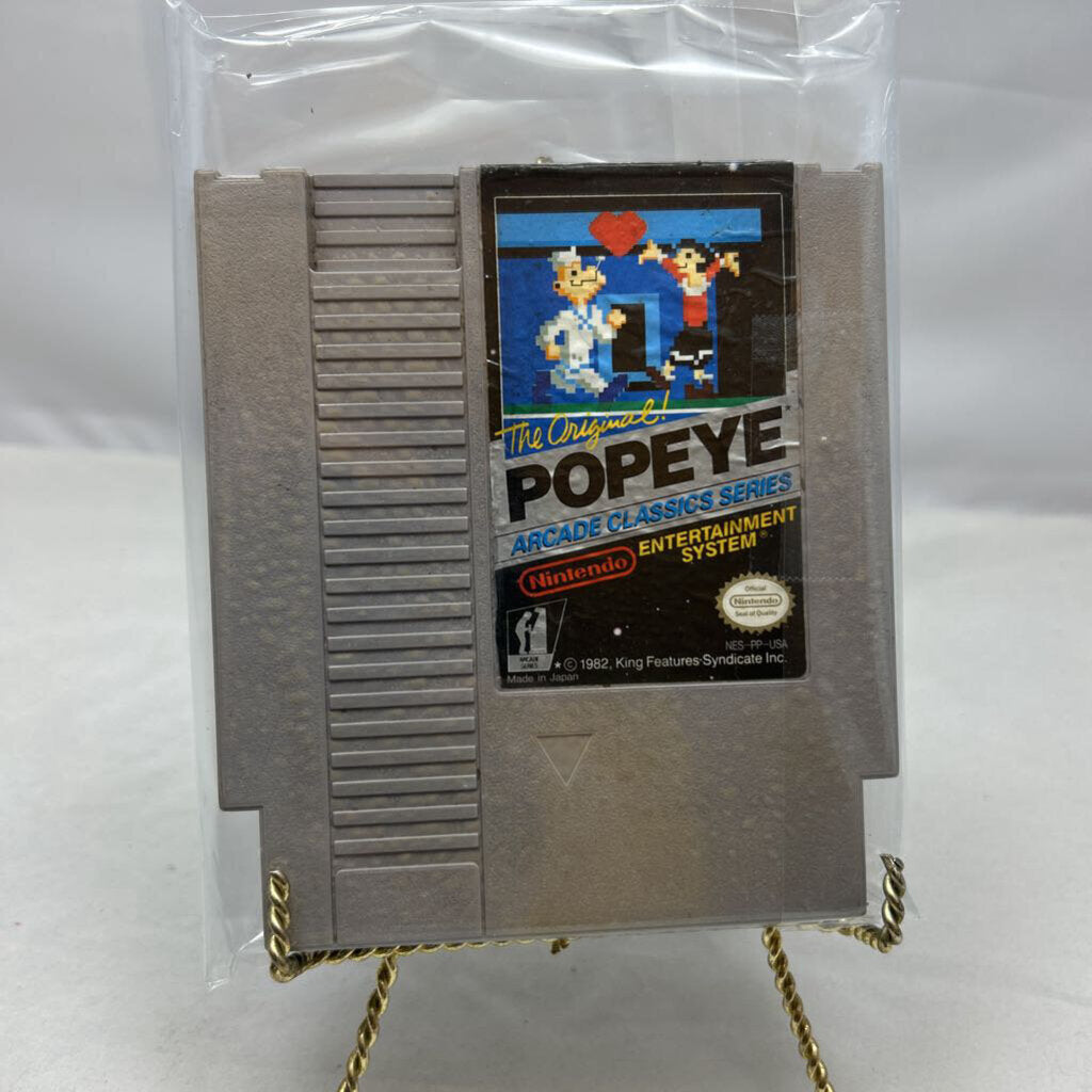 Nintendo (NES) Game- The Original Popeye *UNTESTED*