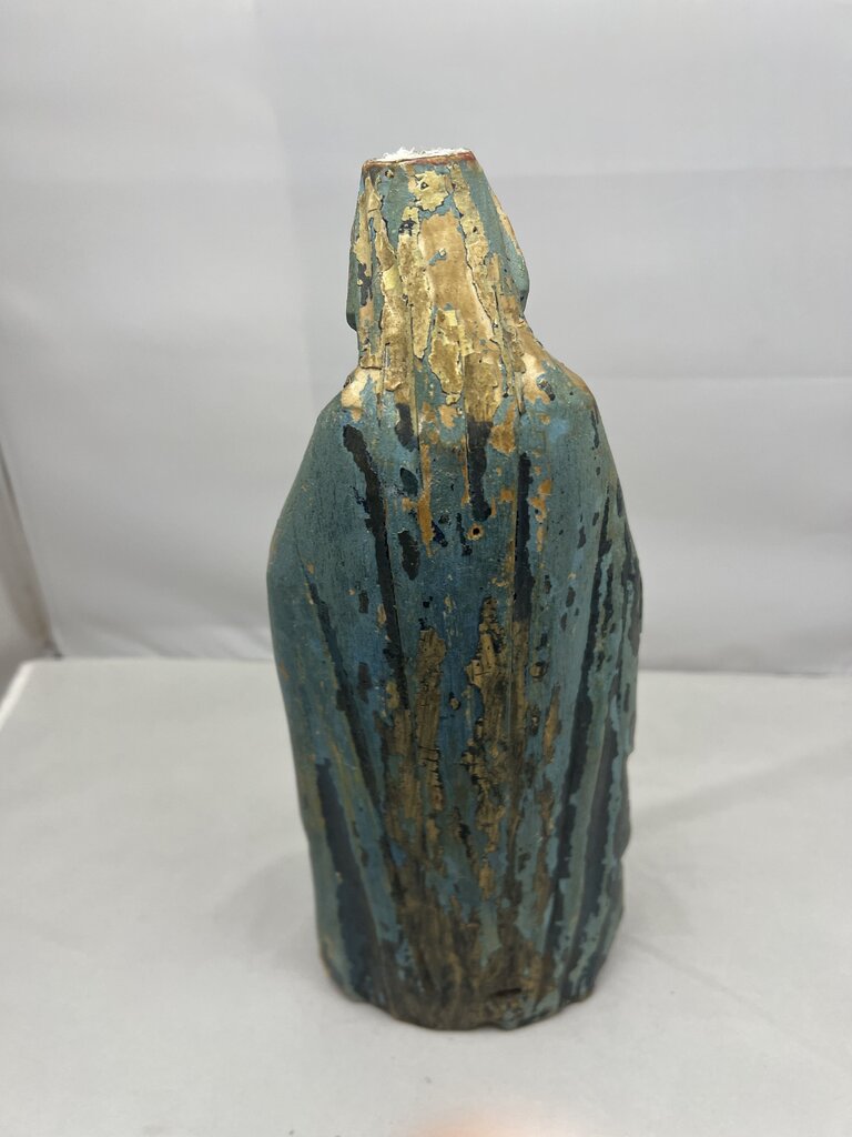 European Polychrome Virgin Mary