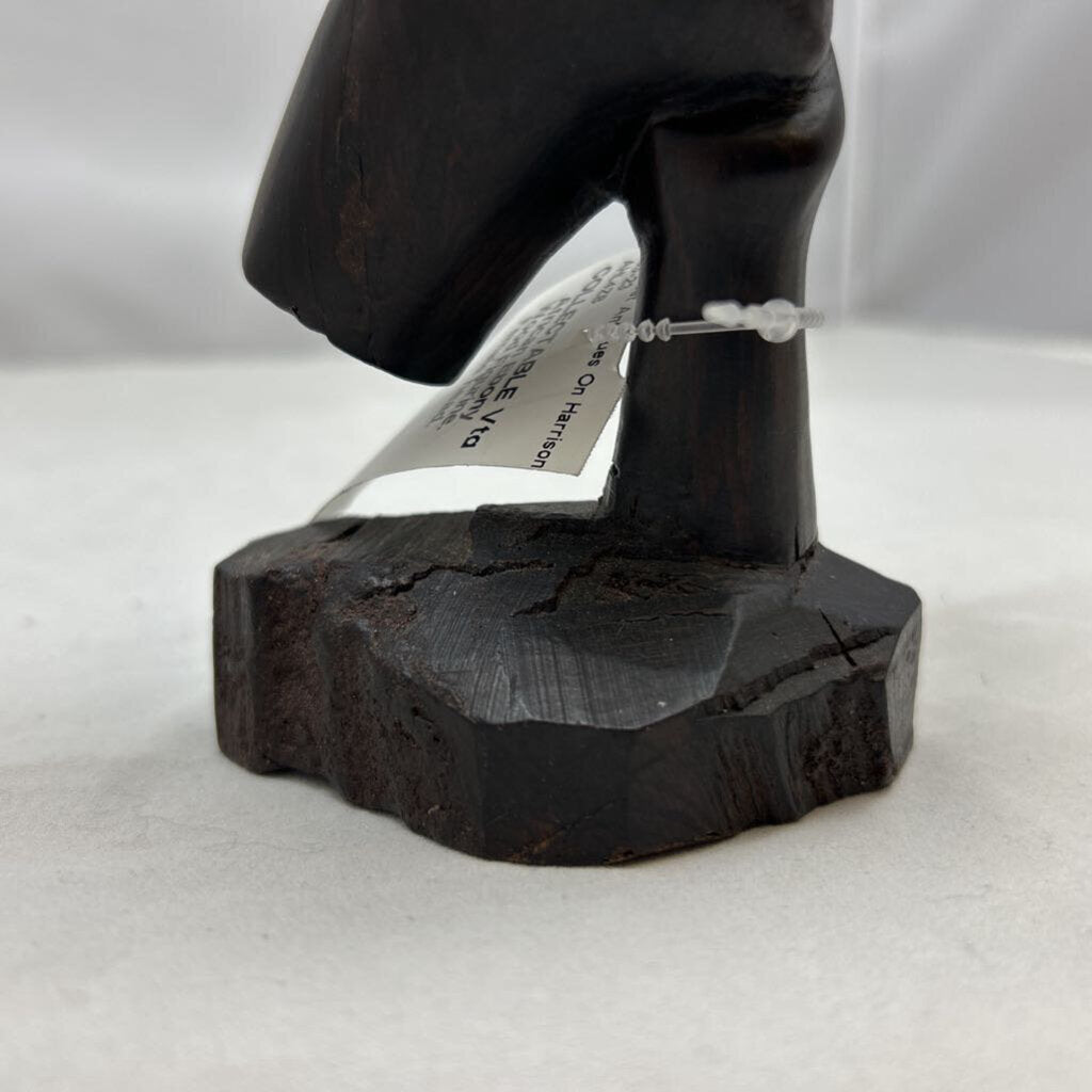 Vtg African Ebony Wood Figurine. Female head.