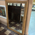 Vintage Mirror in a Partial Gilt Fruitwood Frame