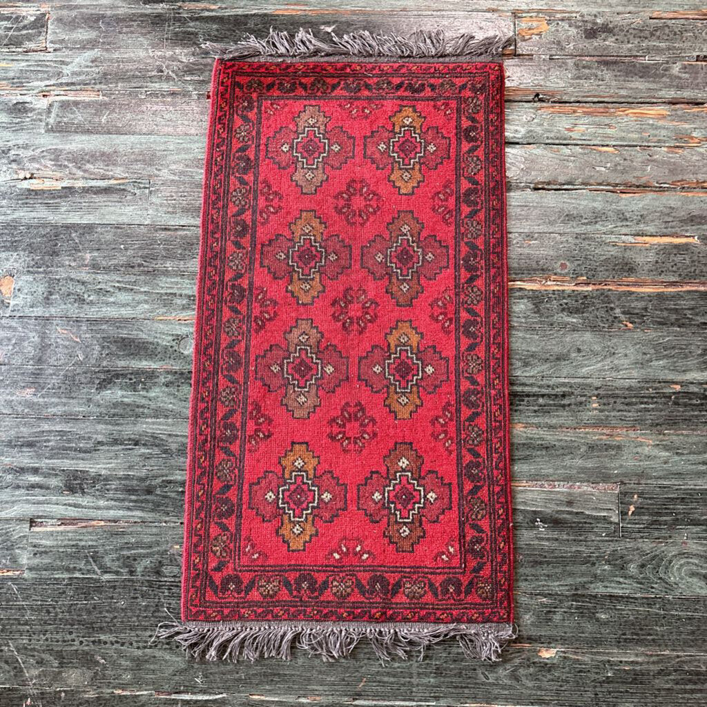2' x 3' Bokhara Rug: Afghanistan Tribal