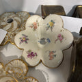 Continental, German Porcelain Bobeche/ drip trays for Candelabra; circa 1890-1910
