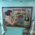 Turn of the Century Korbel Tin Lithographed Advertising Sign; Circa 1906