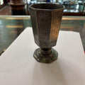 Pewter Goblet- Hexagonal design; footed