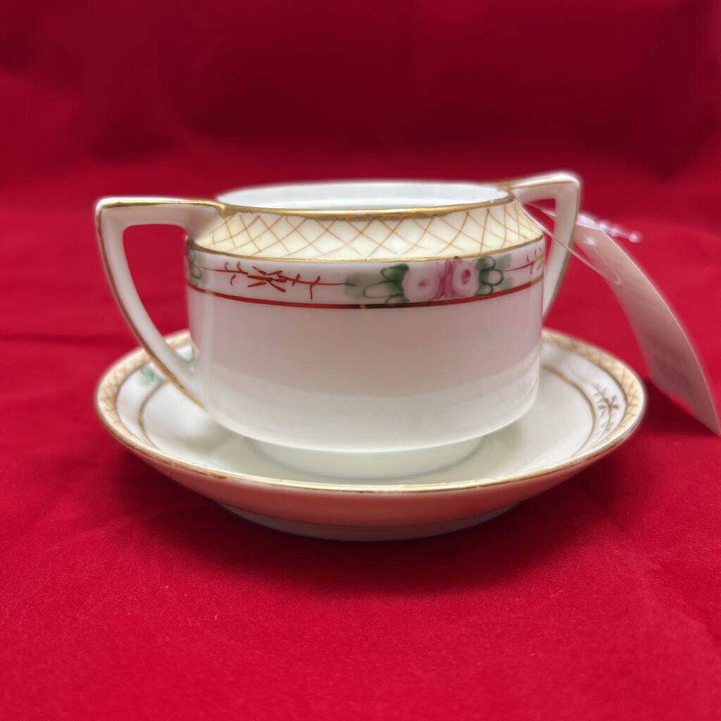 Nippon Sugar Bowl w/ Integrated Underplate ( no Lid)