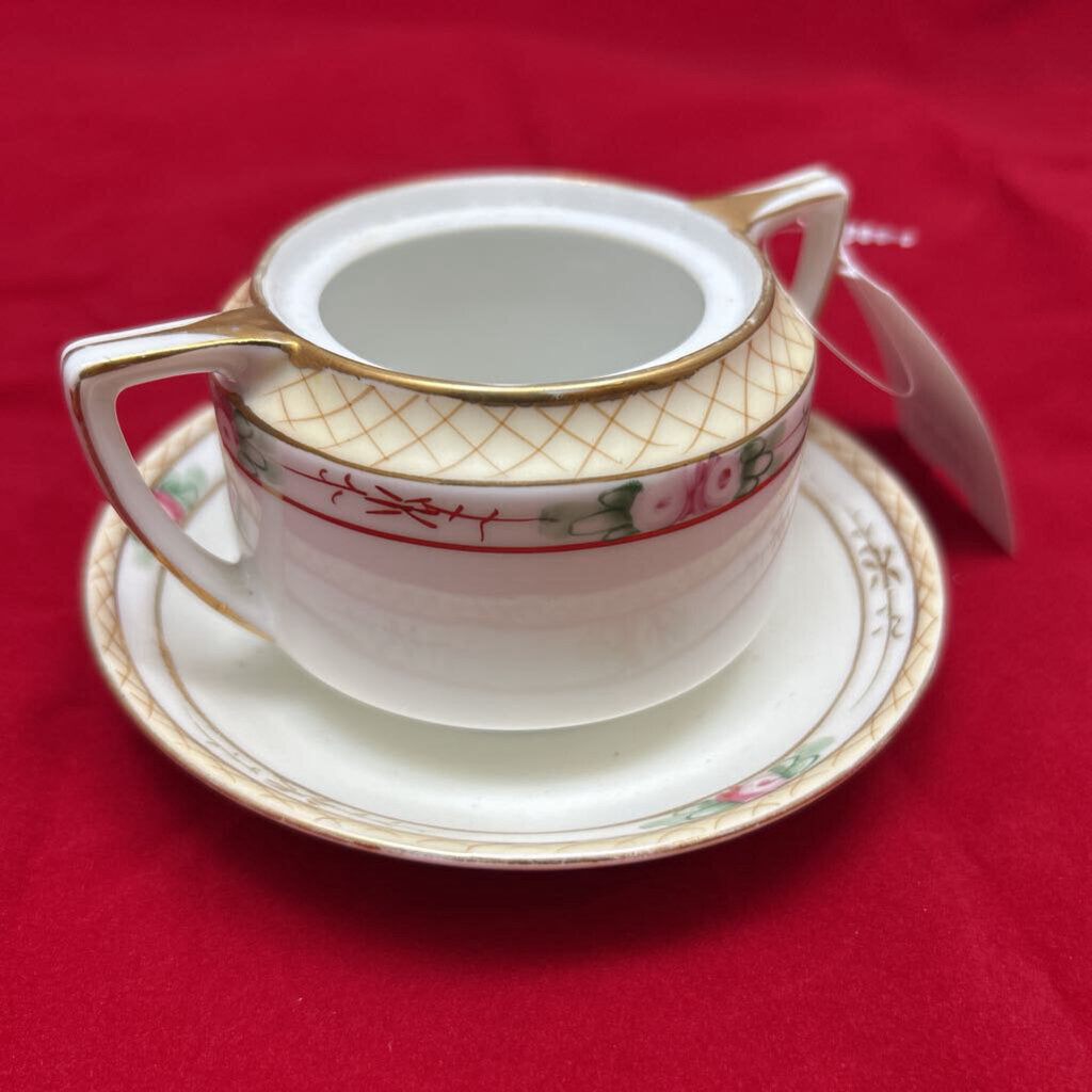 Nippon Sugar Bowl w/ Integrated Underplate ( no Lid)