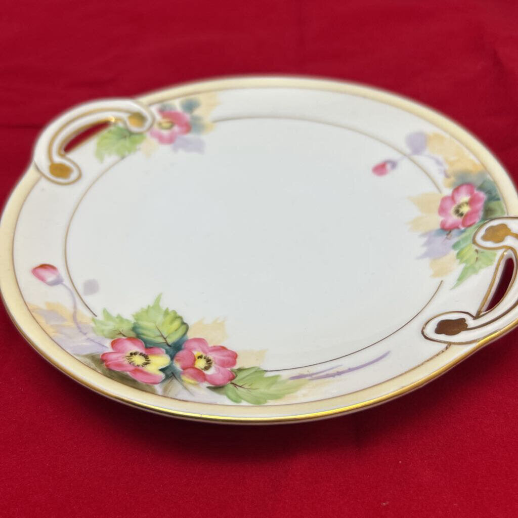Nippon 7" Handled Cake Plate