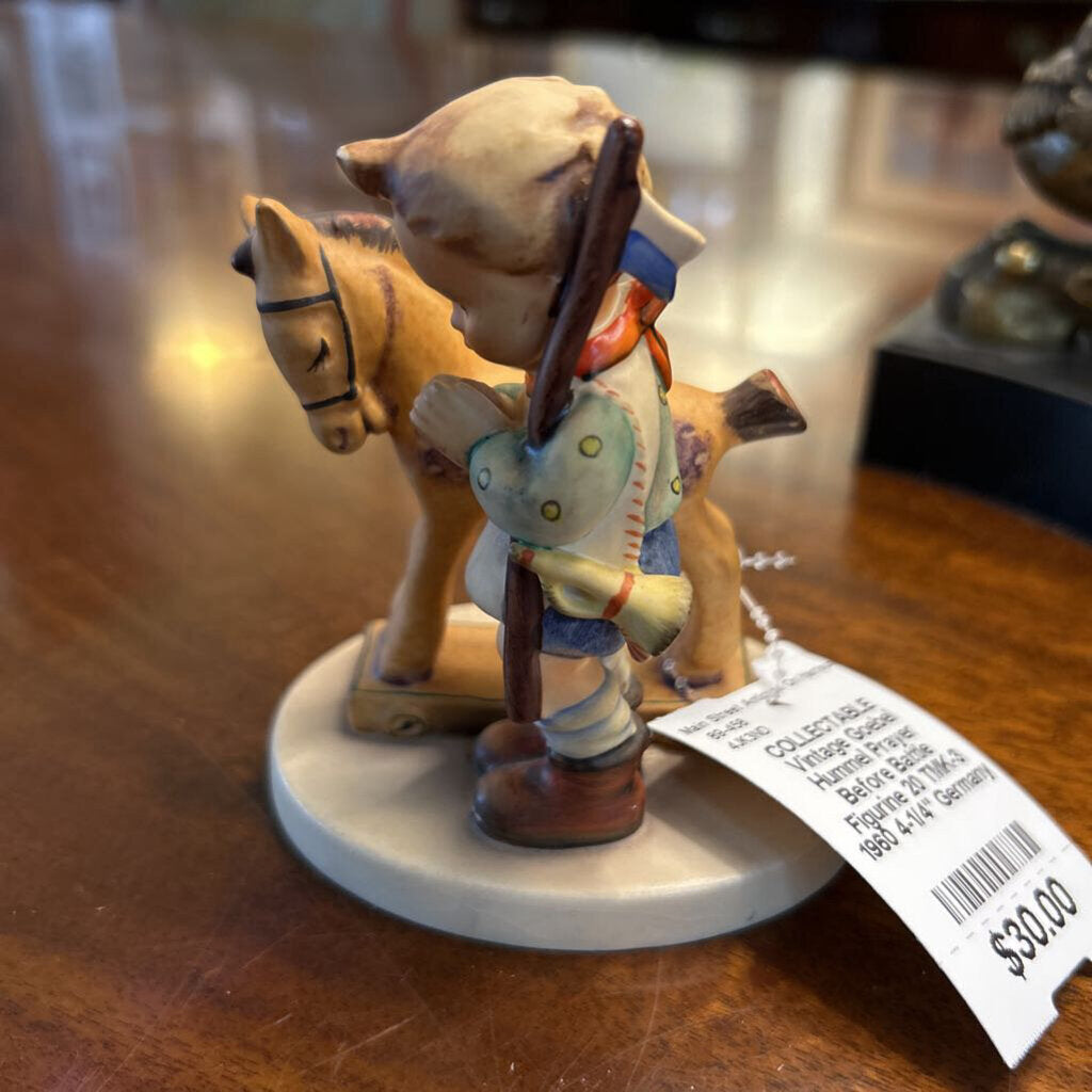 Vintage Goebel Hummel Prayer Before Battle Figurine 20 TMK-3 1960 4-1/4" Germany