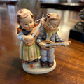 VTG Goebel Hummel Figurine #150 2/0 Happy Days TMK 5 Boy Girl Music Musicians