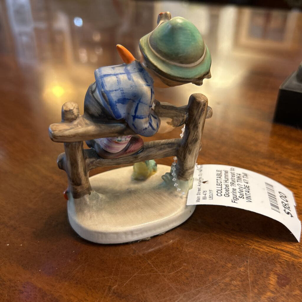 Goebel Hummel Figurine Retreat to Safety TMK4 VINTAGE 4” Tall