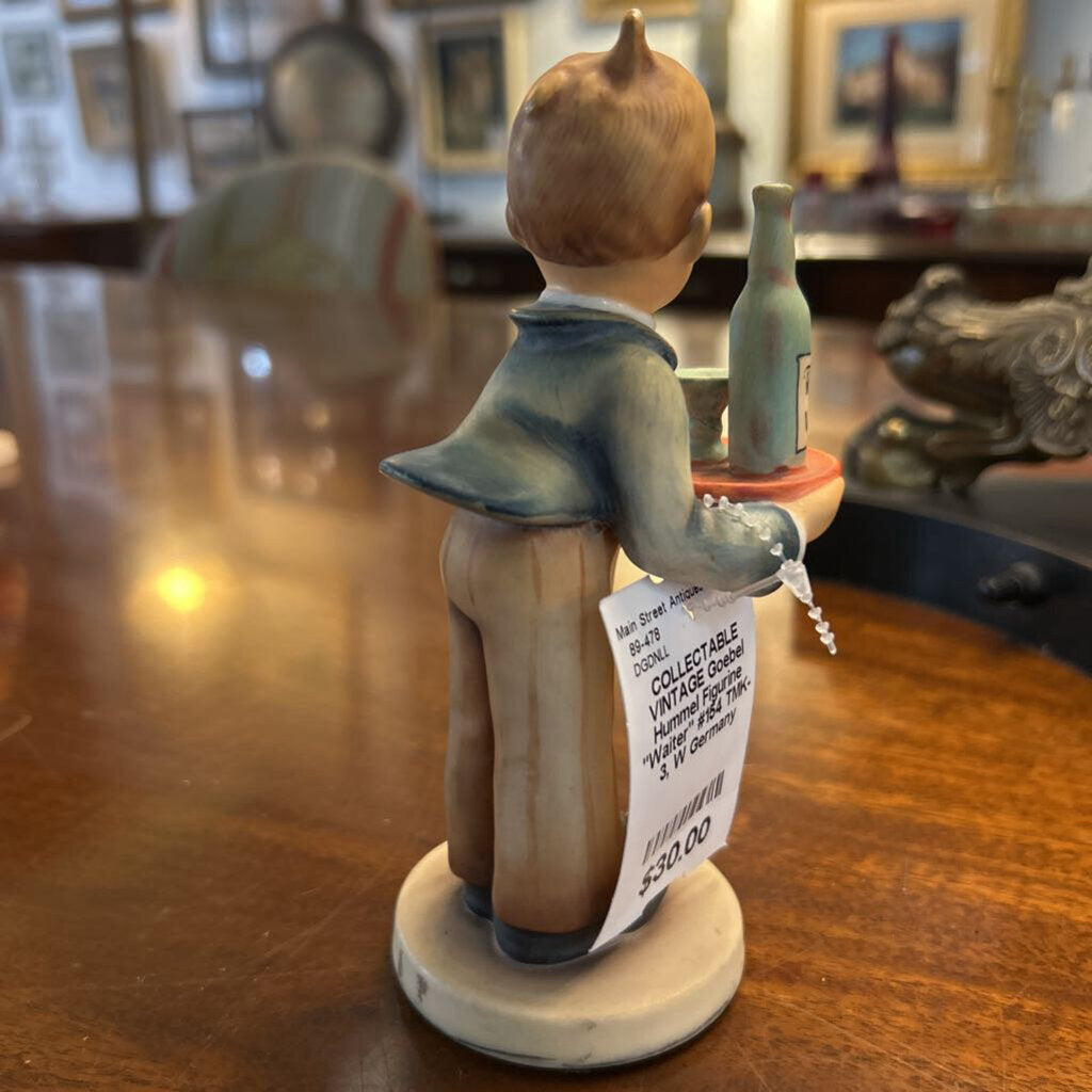 VINTAGE Goebel Hummel Figurine "Waiter" #154 TMK-3, W Germany