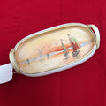 Antique Nippon, Hand Painted Scenic Landscape Boats.
