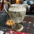 Japanese Creamer Moriage Landscape with Beading