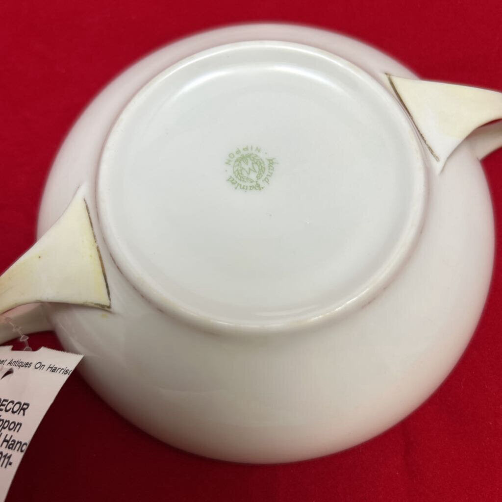 Antique Nippon Porcelain Bowl Hand painted Floral 1911-1921