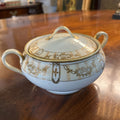 Nippon Covered Bonbon Dish with Gold Detailing