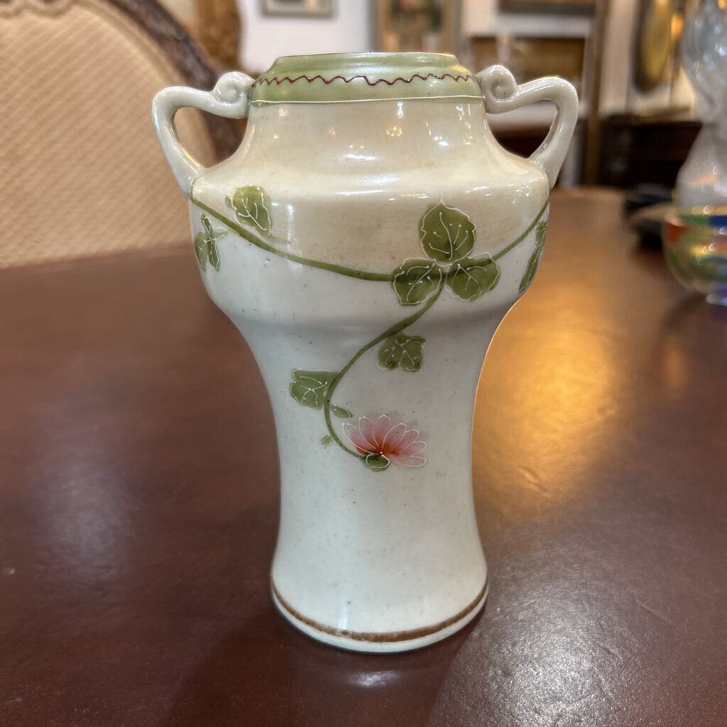 Nippon Vast Floral & Vine Detailing with Twin Handles 7" Tall