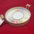 Antique Nippon Porcelain underplate (as is) 1891-1921. Floral with gold edge.