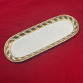 Nippon Porcelain Celery/Vanity Tray Gold Trim.