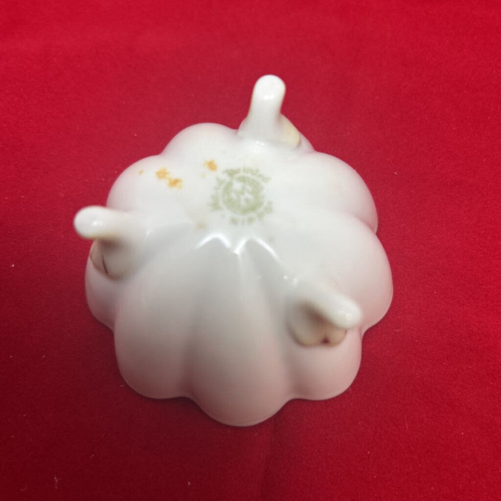 Antique Nippon Porcelain Three-Footed Salt Cellar.
