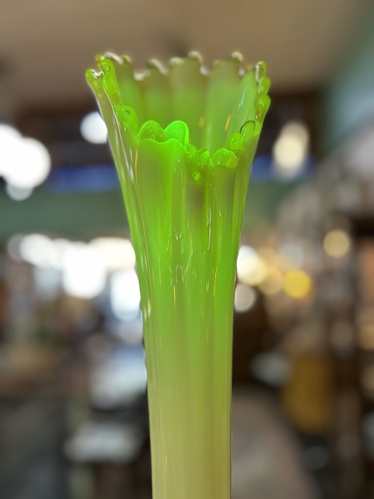 Heirloom Opalescent Swung Vase