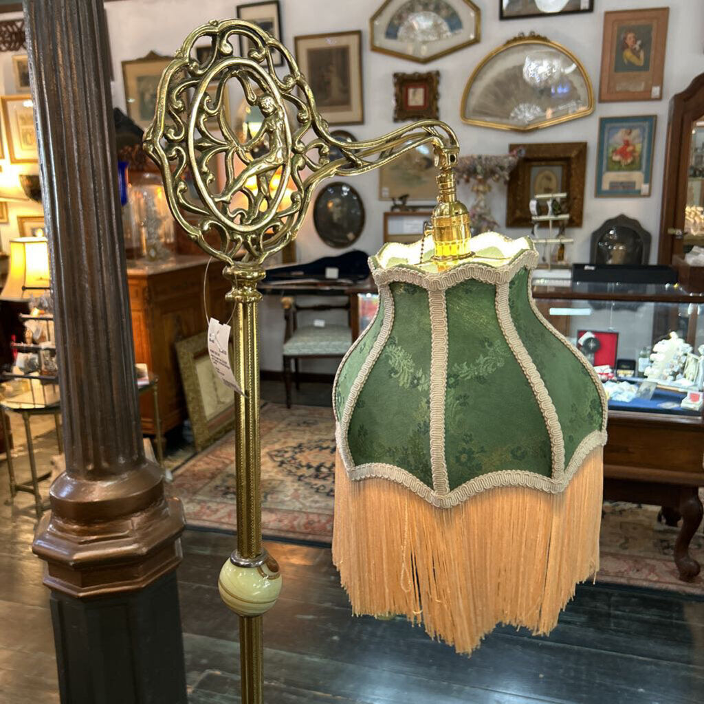 Art Deco Uranium Bridge Lamp