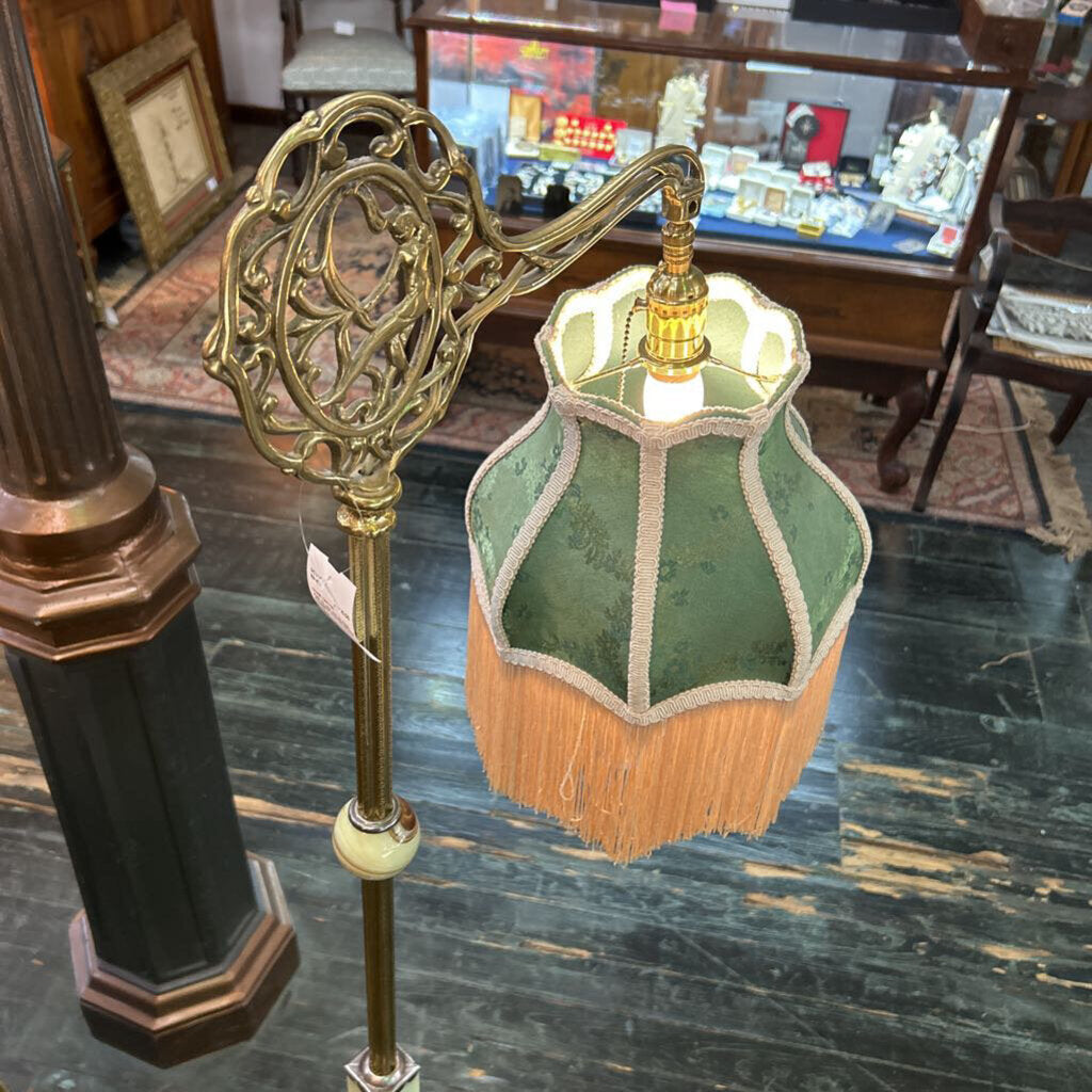 Art Deco Uranium Bridge Lamp