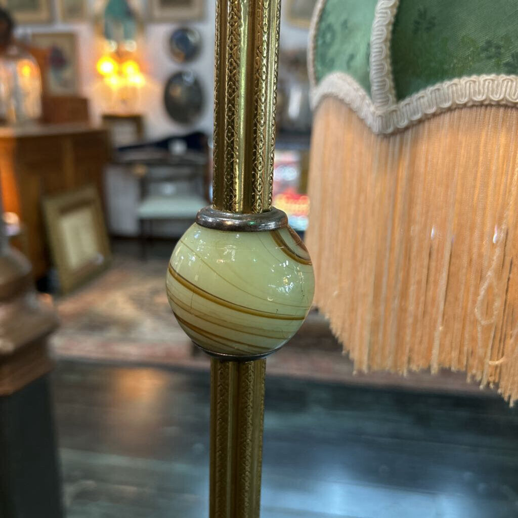 Art Deco Uranium Bridge Lamp