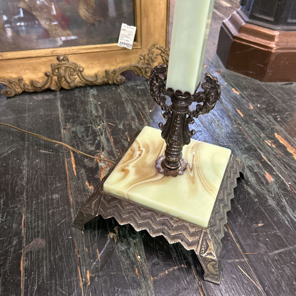 Art Deco Uranium Bridge Lamp