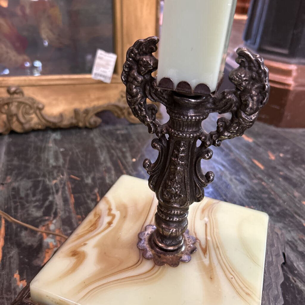 Art Deco Uranium Bridge Lamp