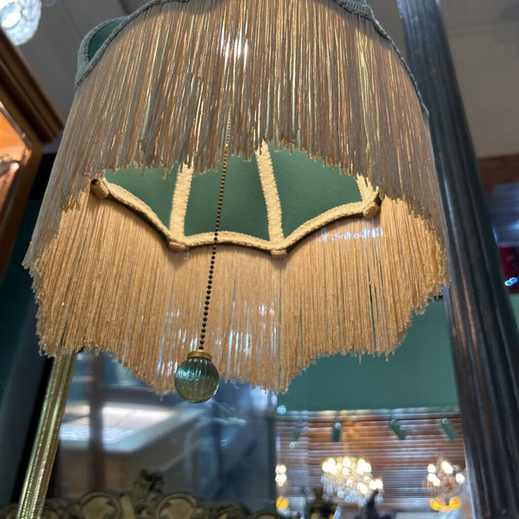 Art Deco Uranium Bridge Lamp
