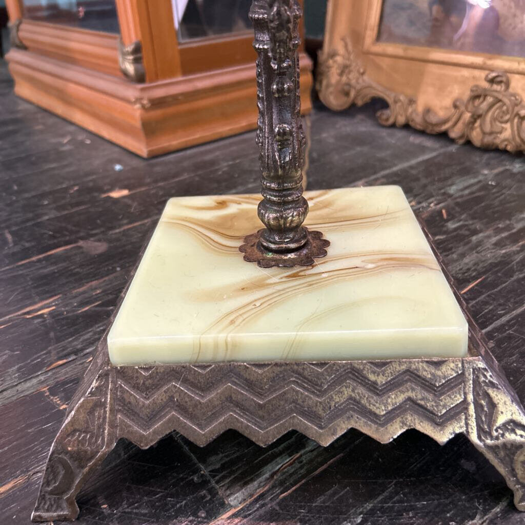 Art Deco Uranium Bridge Lamp