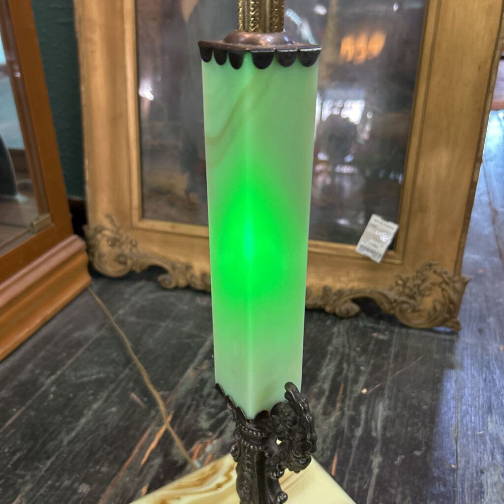 Art Deco Uranium Bridge Lamp