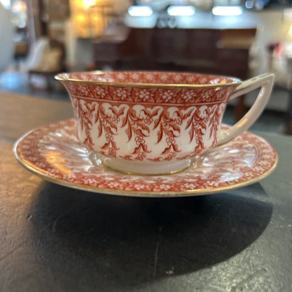Covington Brothers, England, Fine China, Orange Gold Detail