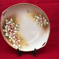 Antique Nippon Floral Plate, Gold Detail.