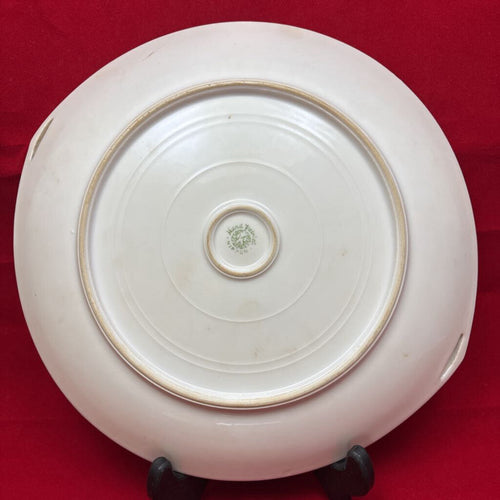 Antique Nippon Floral Plate, Gold Detail.