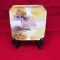 Nippon Porcelain H.Painted "Trees In Meadow" Trivet