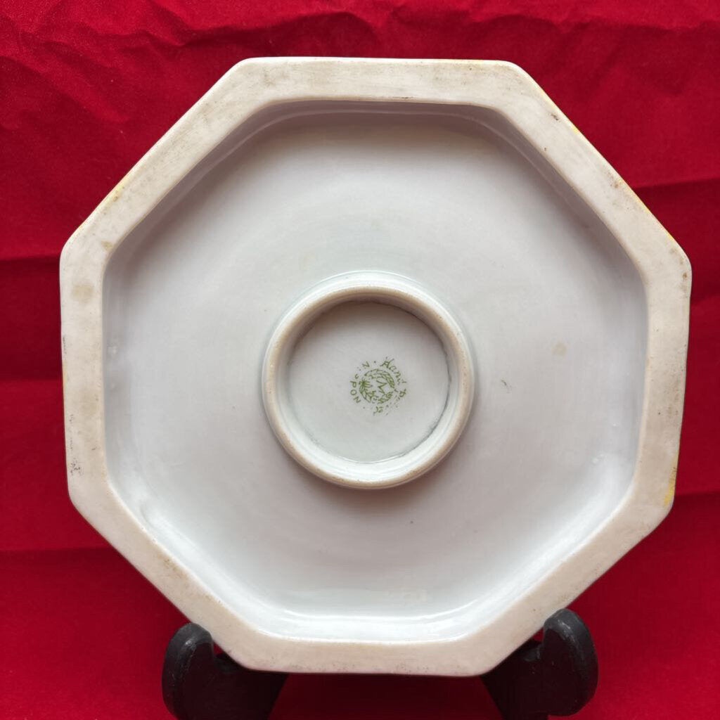 Vintage Nippon, Porcelain Hot Plate, Floral Pink (AS IS)