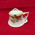 Antique Nippon Floral Lidded Dish (No Spoon)