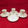 Antique Nippon Floral Gold Detail Teacup 3/Saucer 4.