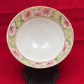 Antique Nippon, Floral Pink/Green Bowl, Gold Detail 5.5''