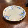 Nippon Single Saucer, Blue Floral Green Design 5"