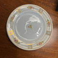 Nippon Small Plate 5.5" set 2, Floral Gold Detail