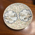 Japanese Single Floral Pink/Green, Landscape Scene