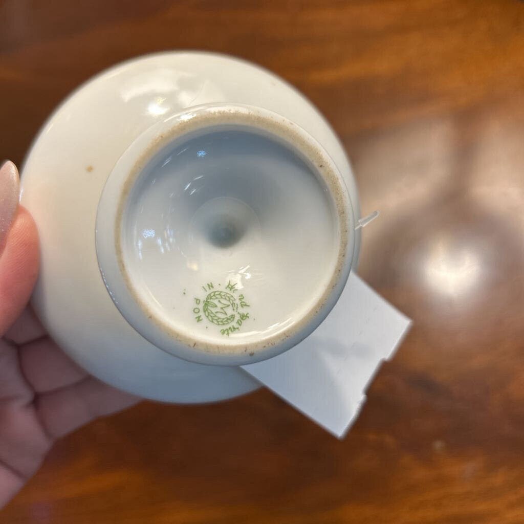 Antique Nippon Dip/Snack Dish, Gold Floral Detail