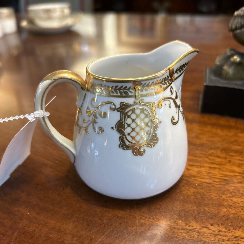 Nippon Creamer with Gold Detailing.