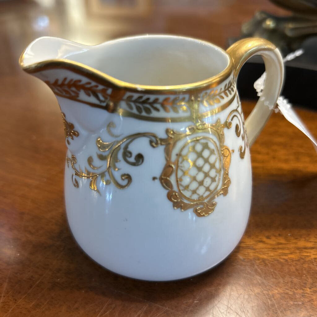 Nippon Creamer with Gold Detailing.