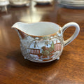 3-Footed creamer Landscape & Figure