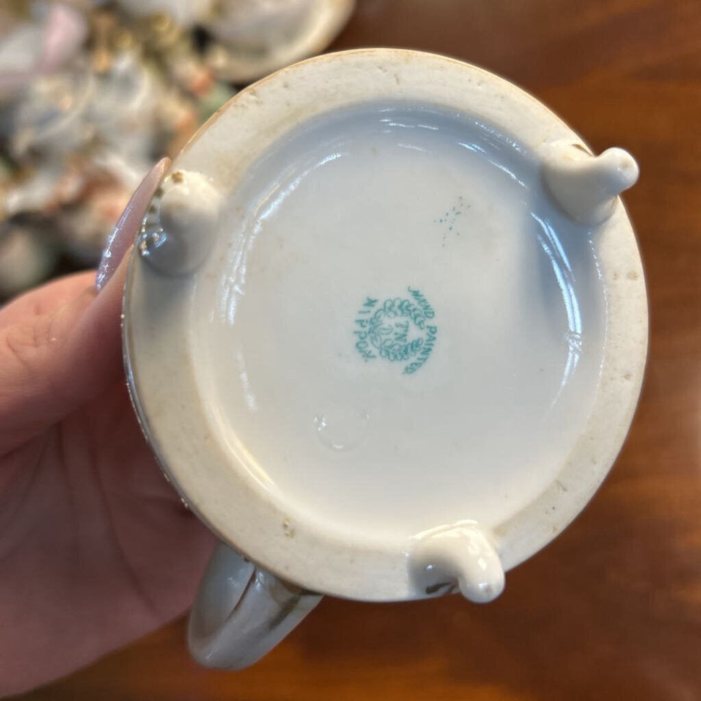 3-Footed creamer Landscape & Figure
