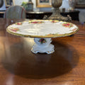 Royal Albert, Old Country Roses Pedestal Cake Stand, Bone China, England 1962-1974.